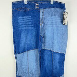 Moments Jeans Size 20W Blue Denim Waist 44in Inseam 32in Rise 14in 100% Cotton